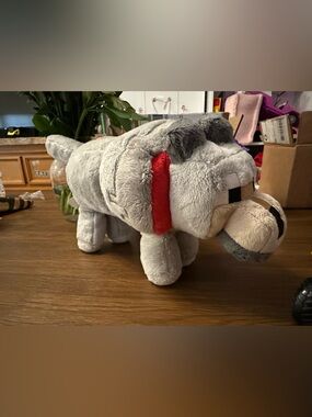 Minecraft wolf plush